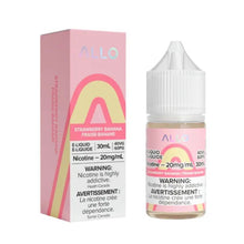 Load image into Gallery viewer, NUMBER 1. BEST SELLER ALLO E-LIQUID STRAWBERRY BANANA At Mister Vapor Canada