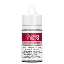 Load image into Gallery viewer, NAKED 100 SALT AMERICAN PATRIOTS (30ML) NAKED 100 SALT AMERICAN PATRIOTS (30ML) MISTER VAPOR TORONTO BURLINGTON